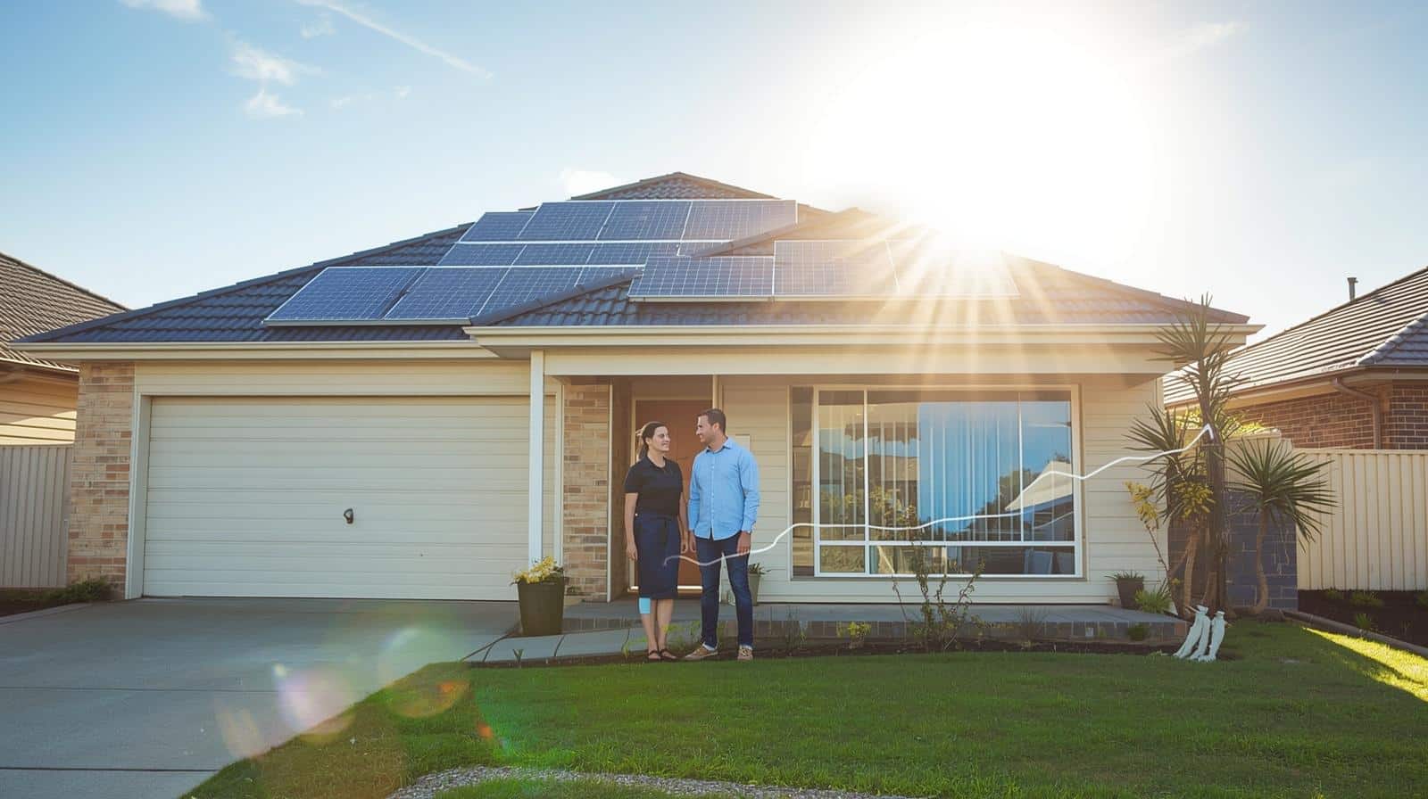 a photo that helps convey GST STCs and Solar Rebates in Australia